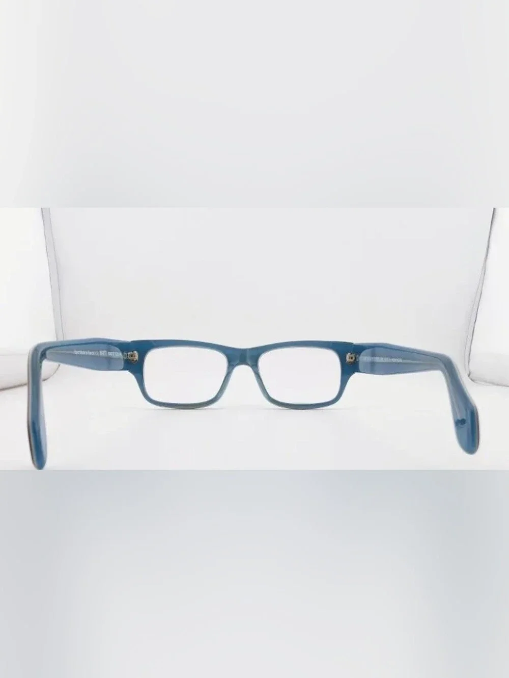 Morganthal Fredericks  Glasses Brown with Blue Temples